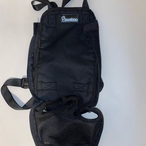 Pawaboo black pet backpack carrier